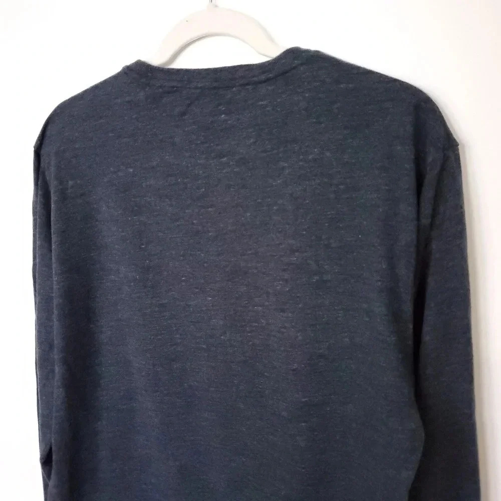 Polo Ralph Lauren Sweatshirt Men's Large Gray Custom Slim Fit Long Sleeve Phony - Picture 9 of 12